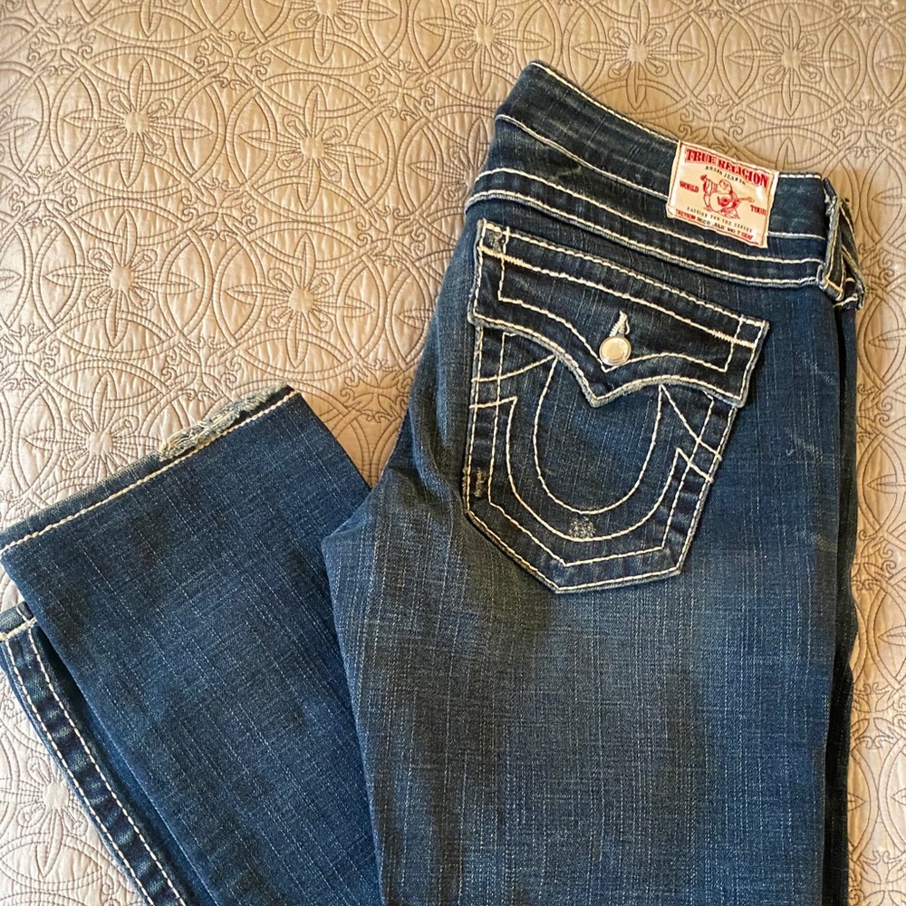 True Religion with silver accents